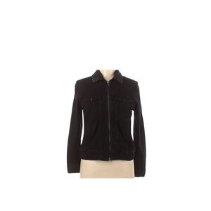 Chambrai black zip front jacket size XS
